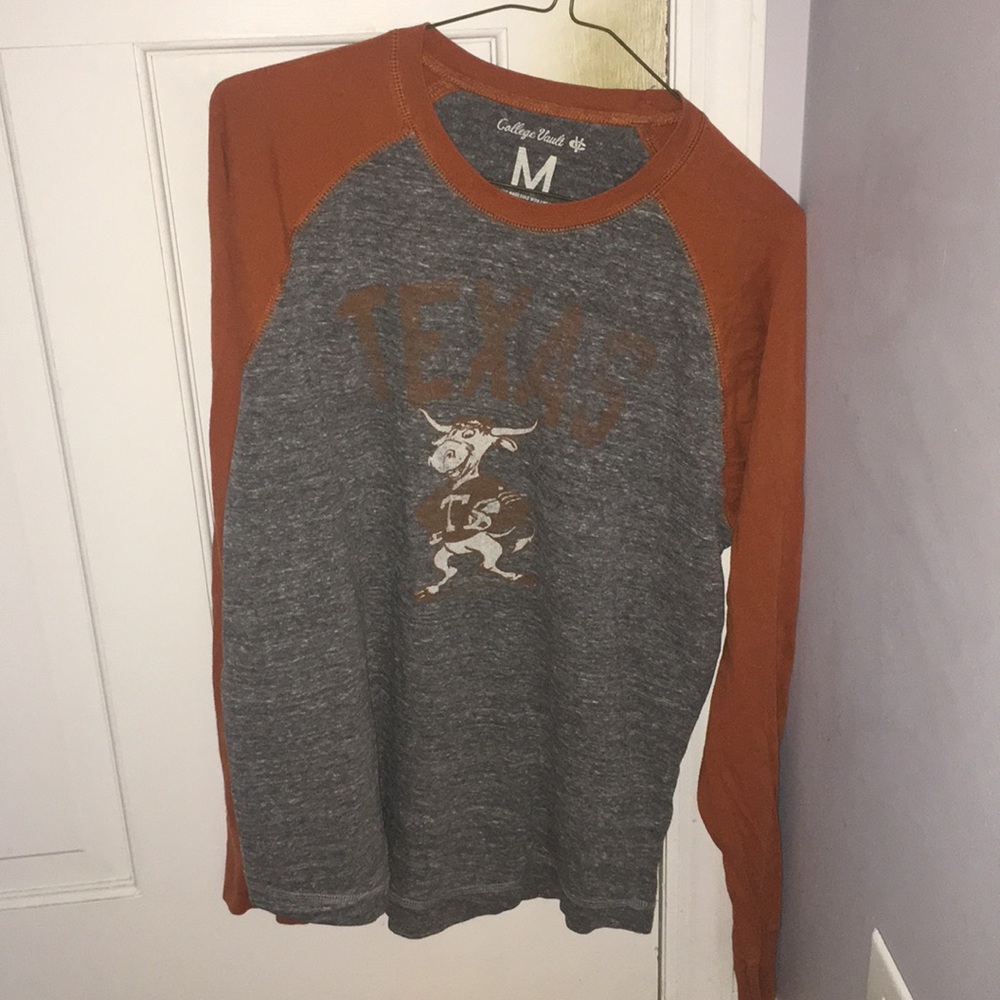 College Bault UT Austin Vintage Long Sleeve Size M